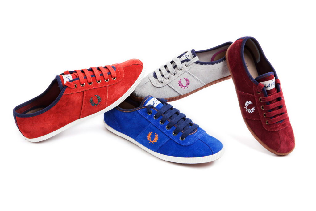 Fotografía de producto con zapatillas Fred Perry de ante